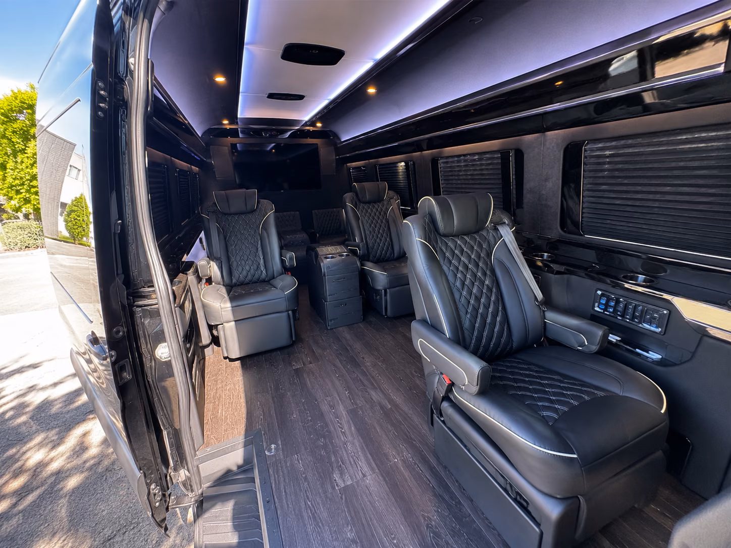monterey park corporate event transportation onboard seating