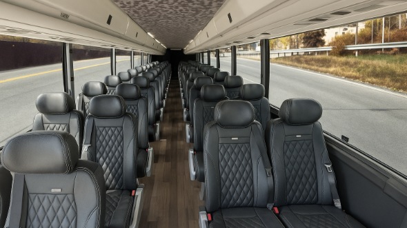 15 passenger minibus interior