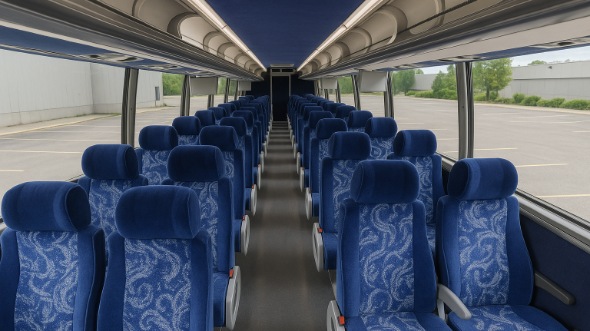 50 passenger charter bus interior